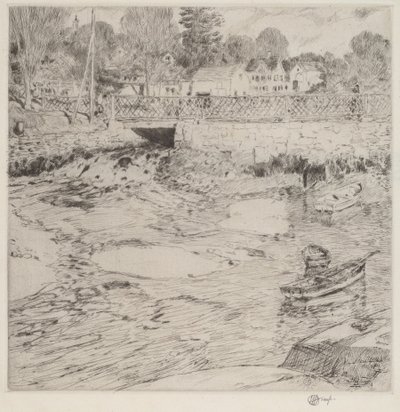 オールドレース、1915年。 作： Frederick Childe Hassam