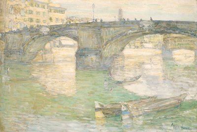 ホーリー トリニティ ブリッジ、1897 年。 作： Frederick Childe Hassam
