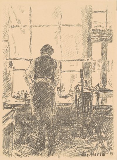 ジョセフ・ペネルの肖像、1917年。 作： Frederick Childe Hassam