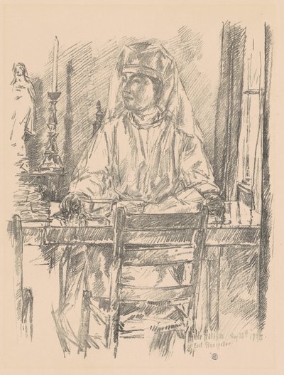 赤十字看護師、1918 年。 作： Frederick Childe Hassam