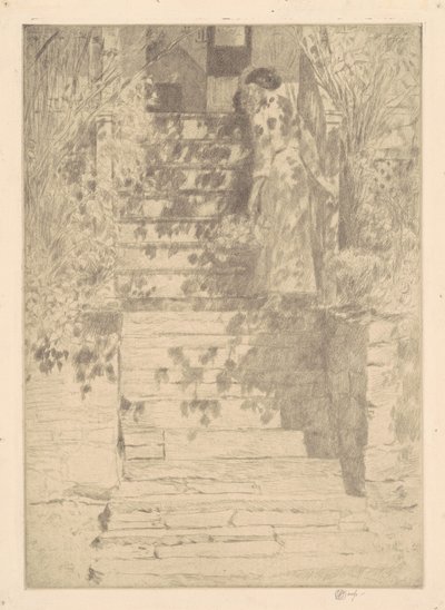 ステップ、1915年。 作： Frederick Childe Hassam