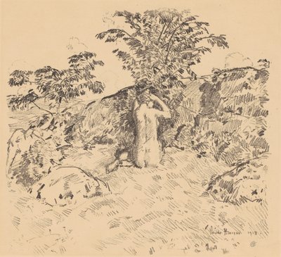 ワイルド チェリー ツリー、1918 年。 作： Frederick Childe Hassam