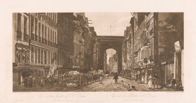 サン ドニ門の眺め 作： Frederick Christian Lewis the Elder