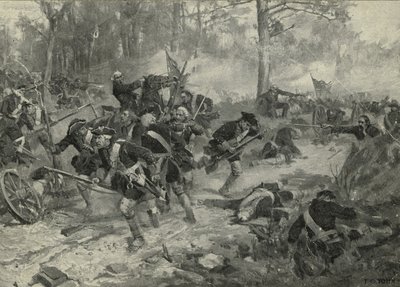 エウトースプリングスの戦い、1903年 作： Frederick Coffay Yohn