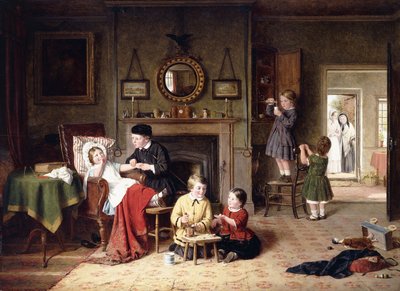 ドクターの演奏、1863 作： Frederick Daniel Hardy