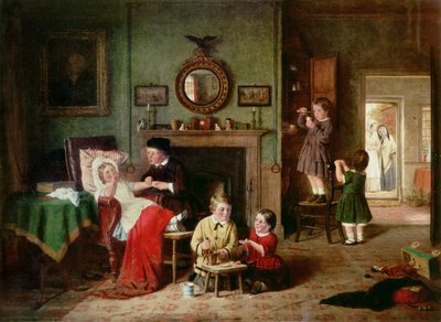 医者で遊ぶ 作： Frederick Daniel Hardy