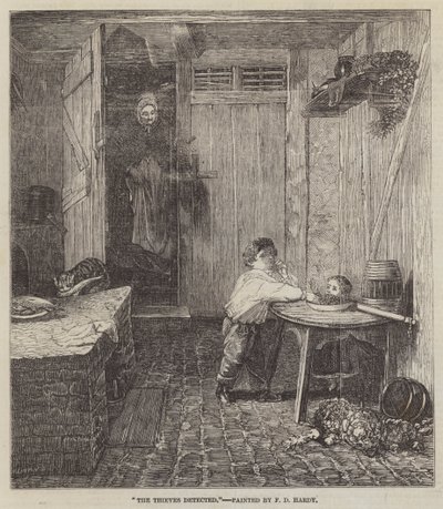 検出された泥棒 作： Frederick Daniel Hardy