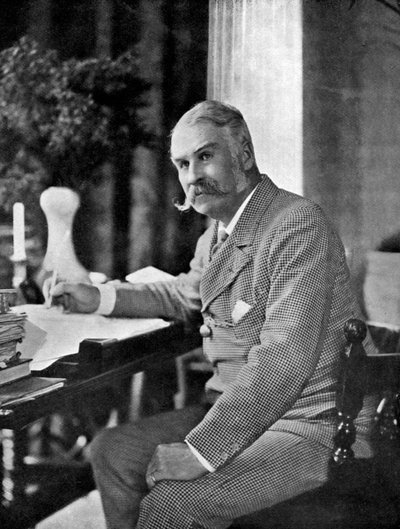 サー ウィリアム シュウェンク ギルバート 1836-1911、英国の劇作家、ユーモリスト、1911-1912。 作： Frederick Downer and Sons