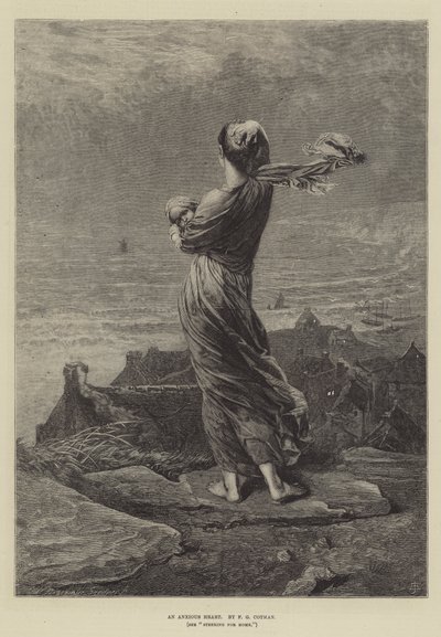 不安な心 作： Frederick George Cotman