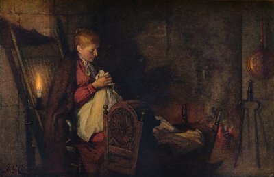 作業と監視、c1899 作： Frederick George Cotman