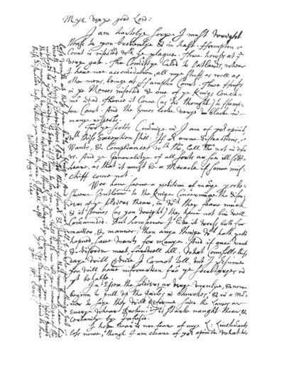 カンタベリー大司教ウィリアムラウドによる手紙、1640年1865年。 作： Frederick George Netherclift
