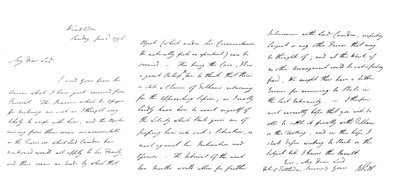 ウィリアムピットからポートランド公爵への手紙、1796年1865年。 作： Frederick George Netherclift