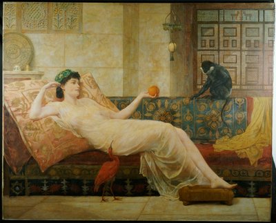楽園の夢、1889 作： Frederick Goodall