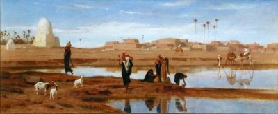 ナイルのほとりで 作： Frederick Goodall