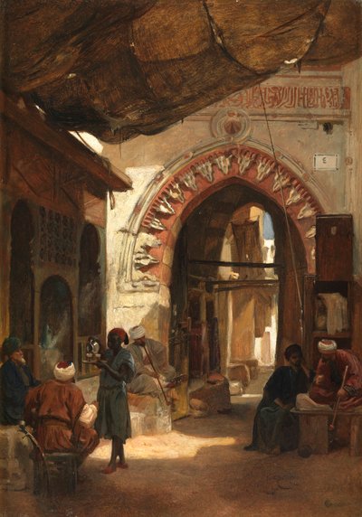 カイロのグランドバザール 作： Frederick Goodall