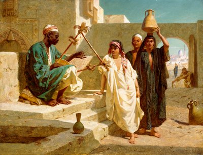 ヌビア人の奴隷の歌、1864 作： Frederick Goodall