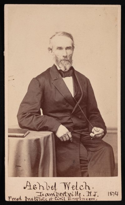 Ashbel Welch 1809-1882 の肖像、1874 年 5 月。 作： Frederick Gutekunst