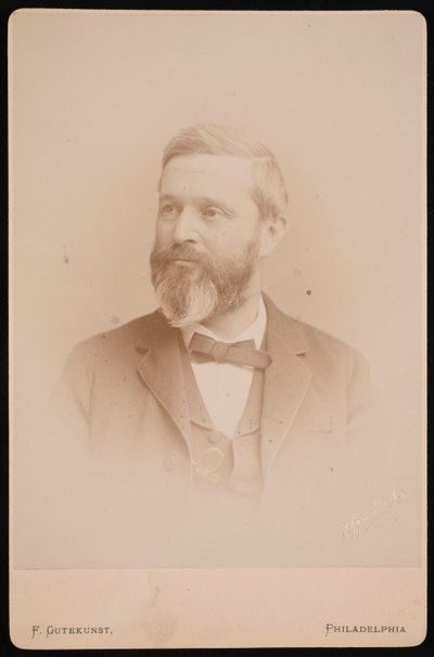 ホレイショ・カーティス・ウッド・ジュニアの肖像、1841～1920年、1889年。 作： Frederick Gutekunst