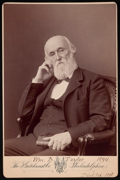 ウィリアム・バウワー・テイラーの肖像 1821-1895, 1894. 作： Frederick Gutekunst