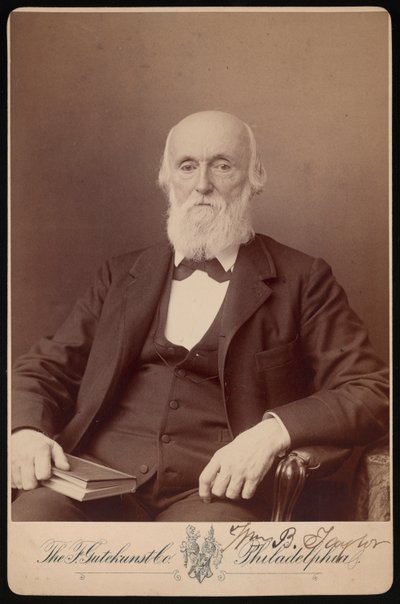 ウィリアム・バウワー・テイラーの肖像、1821～1895 年、1893 年 4 月。 作： Frederick Gutekunst