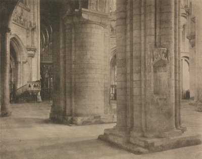 カメラワーク: イーリー大聖堂: 身廊と八角形の向こう側 作： Frederick Henry Evans