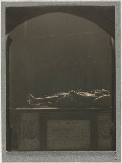 ウェストミンスター寺院、サー・ジョージ・ヴィリアーズの墓 (d. 1605) 作： Frederick Henry Evans
