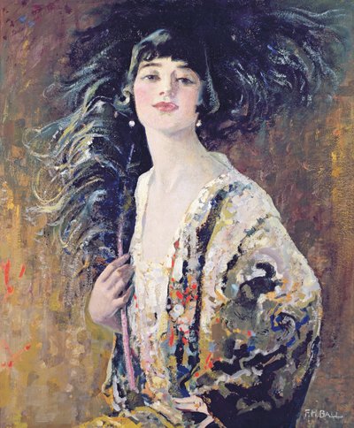 ブラックファン、1929 作： Frederick Hammersley Ball