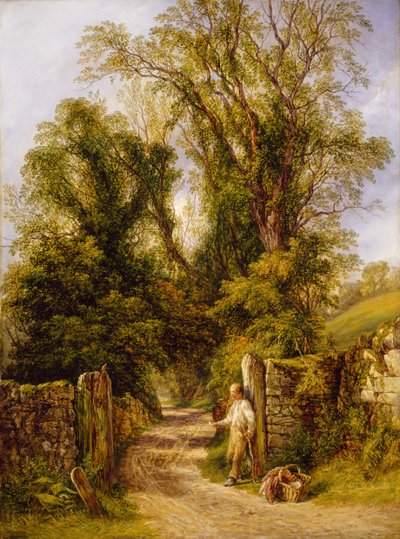 ワーフデール、ヨークシャー、1835～1886年を垣間見る。 作： Frederick Henry Henshaw