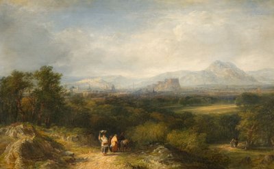 コーストフィンからのエディンバラ、1846年。 作： Frederick Henry Henshaw