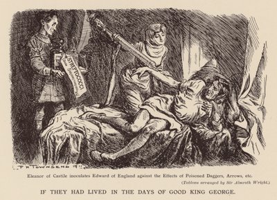 もし彼らがジョージ王の時代に生きていたら（リトグラフ） 作： Frederick Henry Townsend