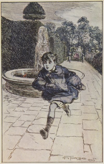 ラドヤード・キップリングの「They」のイラスト（カラーリトグラフ 作： Frederick Henry Townsend
