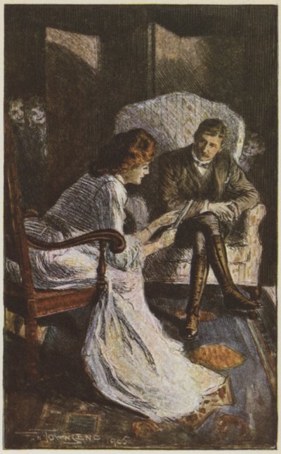 ラドヤード・キップリングの「They」のイラスト（カラーリトグラフ 作： Frederick Henry Townsend