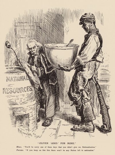 「オリバー "はさらに多くを求める（リトグラフ） 作： Frederick Henry Townsend