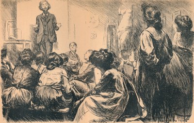 1905年にイブニングアートクラスが始まりました 作： Frederick Henry Townsend