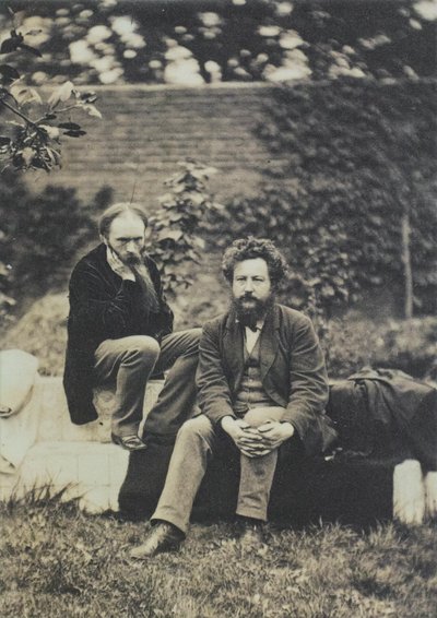 エドワード・バーン・ジョーンズとウィリアム・モリス、ウィリアム・モリス・ギャラリー、ロンドン（写真） 作： Frederick Hollyer