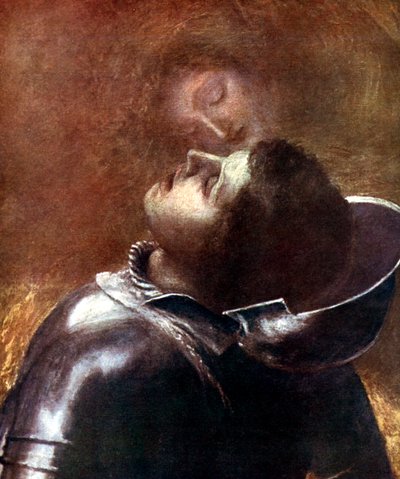 幸せな戦士、1884年1923年。 作： Frederick Hollyer
