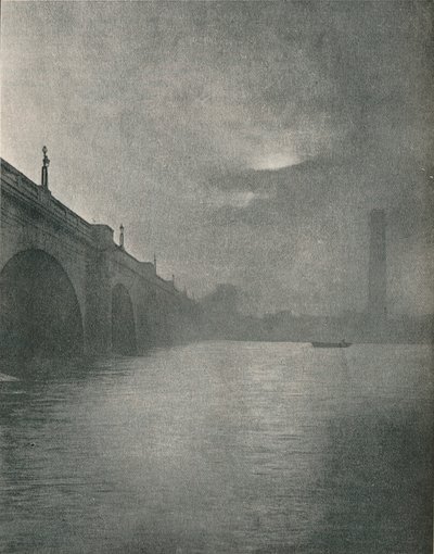ウォータールー橋、1877 作： Frederick Hollyer