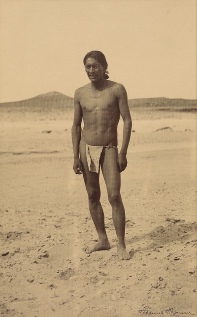 [ネイティブ・アメリカンの男] 作： Frederick I. Monsen