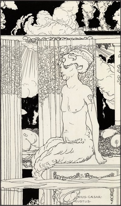 ゴールドティベリウスの牧神、1910年頃 作： Frederick Ilbery Lynch
