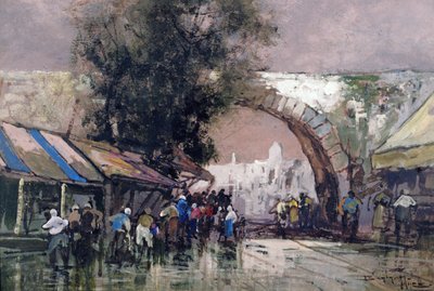 1915年の忙しい男性の出没場所（船上での油とトイレ） 作： Frederick Johnn Hiles
