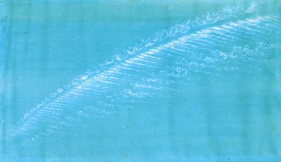 鯖のうろこと雌馬のしっぽで、低い帆を張る船を高くする」（水彩・白チョーク・紙） 作： Frederick Joseph Butler Lines