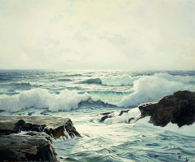 シルバーライト 作： Frederick Judd Waugh