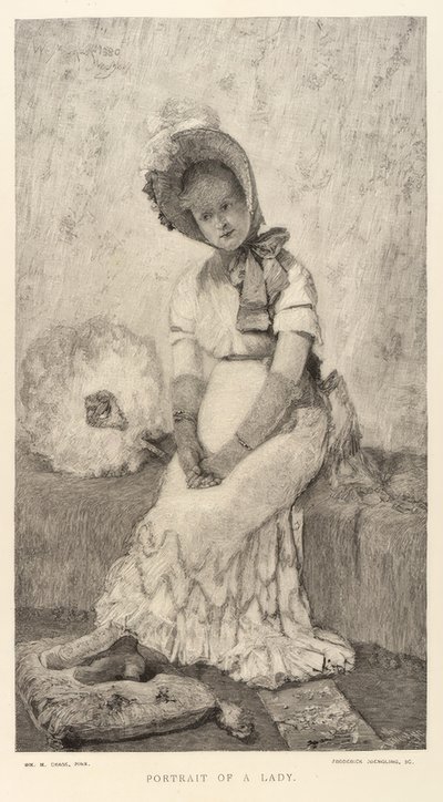 ある女性の肖像 作： Frederick Juengling
