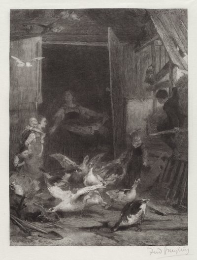 無題 (農場のシーン) 作： Frederick Juengling