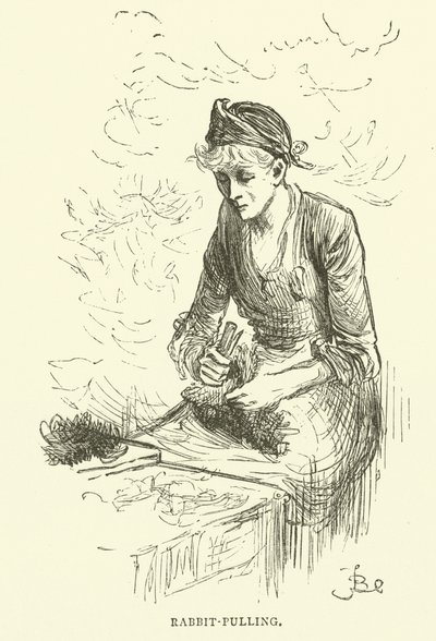 ウサギ引き 作： Frederick L. Bernard