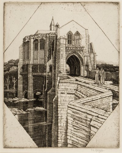 St Botolphs Bridge No. 2、1936-37 作： Frederick Landseer Maur Griggs