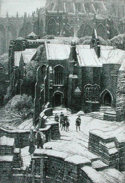 The Almonry, Chipping Campden 1925 (エッチング) 作： Frederick Landseer Maur Griggs