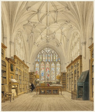ウィンチェスター大学図書館 作： Frederick Mackenzie