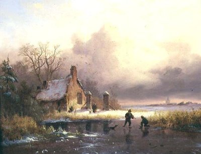 冬の風景 作： Frederick Marianus Kruseman