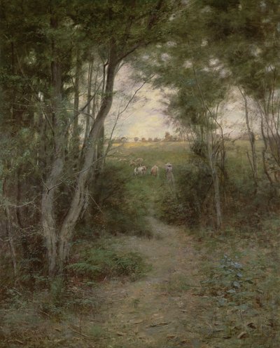 ハイデルベルク近郊のブッシュ、メルボルン、1898 作： Frederick McCubbin